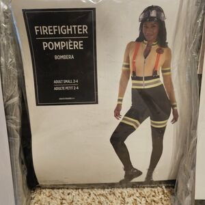 Firefighter Costume with Suspenders